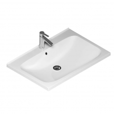 Раковина встраиваемая 1Marka Atom 60 Polytitan белая